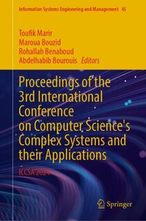 Couverture_Proceedings of the 3rd International Conference on Computer Science's Complex Systems and their Applications