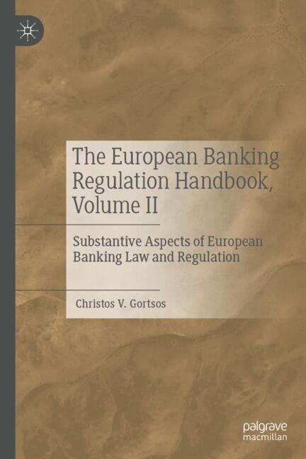 Couverture_The European Banking Regulation Handbook, Volume II