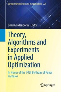 Couverture_Theory, Algorithms and Experiments in Applied Optimization