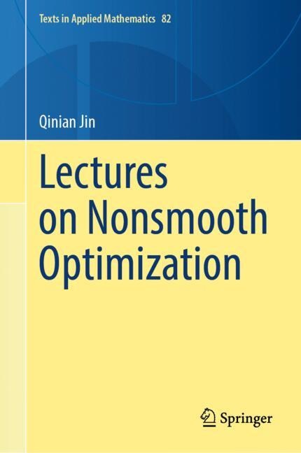 Couverture_Lectures on Nonsmooth Optimization