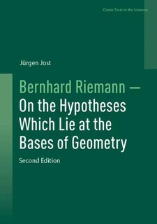Front cover_Bernhard Riemann - On the Hypotheses Which Lie at the Bases of Geometry