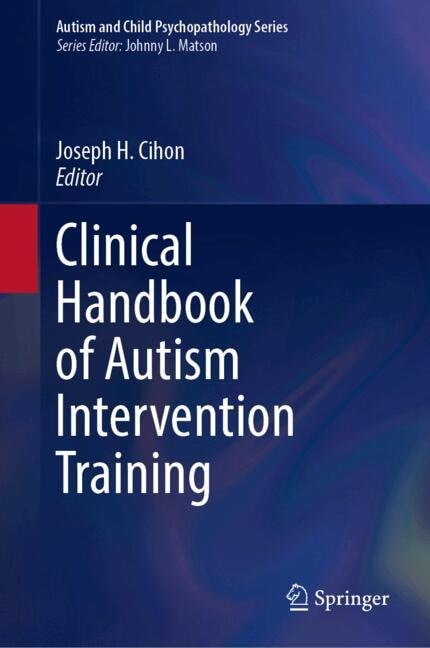 Couverture_Clinical Handbook of Autism Intervention Training