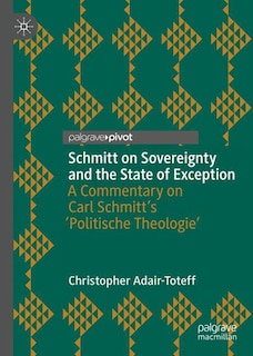 Couverture_Schmitt on Sovereignty and the State of Exception
