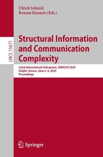 Front cover_Structural Information and Communication Complexity