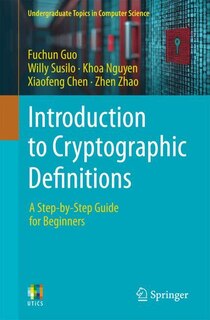Front cover_Introduction to Cryptographic Definitions