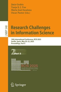 Couverture_Research Challenges in Information Science