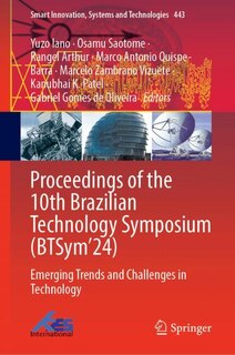 Front cover_Proceedings of the 10th Brazilian Technology Symposium (BTSym'24