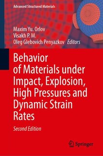 Couverture_Behavior of Materials under Impact, Explosion, High Pressures and Dynamic Strain Rates