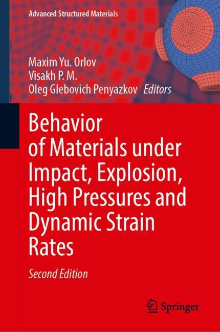 Couverture_Behavior of Materials under Impact, Explosion, High Pressures and Dynamic Strain Rates