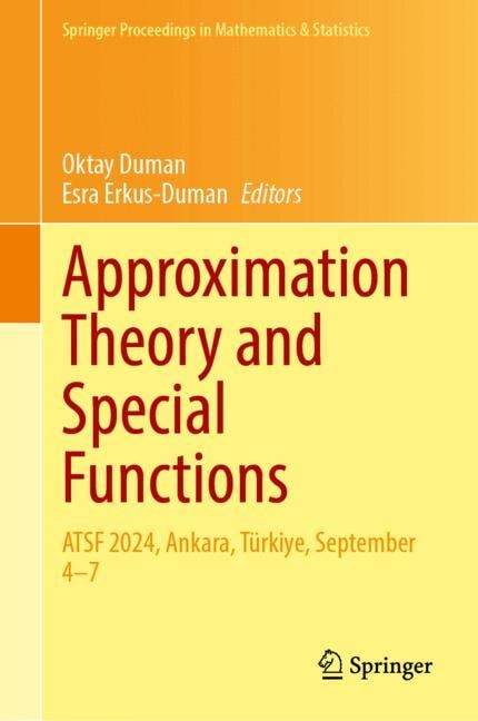 Front cover_Approximation Theory and Special Functions