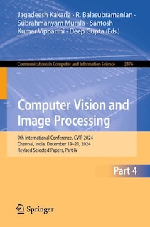 Couverture_Computer Vision and Image Processing