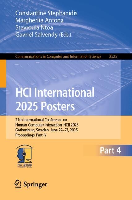 Front cover_HCI International 2025 Posters