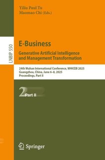 Front cover_E-Business. Generative Artificial Intelligence and Management Transformation