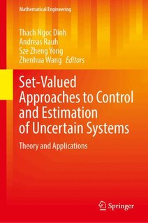 Couverture_Set-Valued Approaches to Control and Estimation of Uncertain Systems