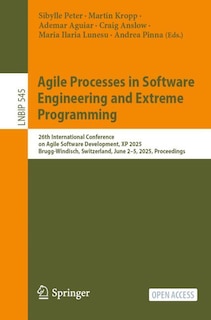 Couverture_Agile Processes in Software Engineering and Extreme Programming
