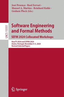 Couverture_Software Engineering and Formal Methods. SEFM 2024 Collocated Workshops