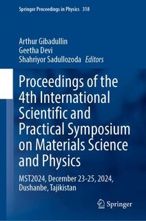 Couverture_Proceedings of the 4th International Scientific and Practical Symposium on Materials Science and Physics