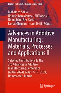 Front cover_Advances in Additive Manufacturing