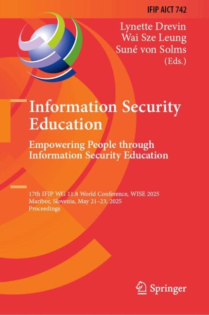 Front cover_Information Security Education. Empowering People through Information Security Education