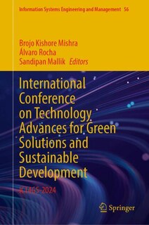 Front cover_International Conference on Technology Advances for Green Solutions and Sustainable Development