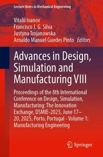 Couverture_Advances in Design, Simulation and Manufacturing VIII