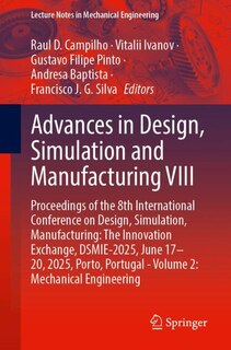 Couverture_Advances in Design, Simulation and Manufacturing VIII