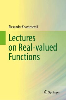 Couverture_Lectures on Real-valued Functions