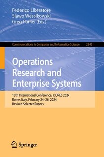 Front cover_Operations Research and Enterprise Systems
