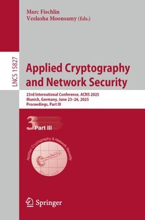Front cover_Applied Cryptography and Network Security