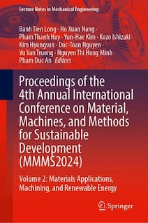 Front cover_Proceedings of the 4th Annual International Conference on Material, Machines, and Methods for Sustainable Development (MMMS2024)