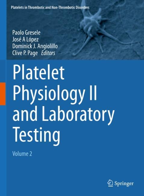 Couverture_Platelet Physiology II and Laboratory Testing