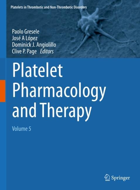 Front cover_Platelet Pharmacology and Therapy
