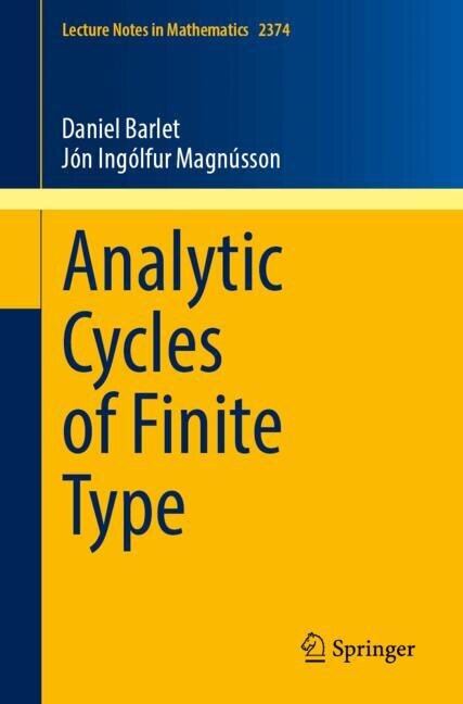 Front cover_Analytic Cycles of Finite Type