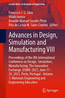 Couverture_Advances in Design, Simulation and Manufacturing VIII
