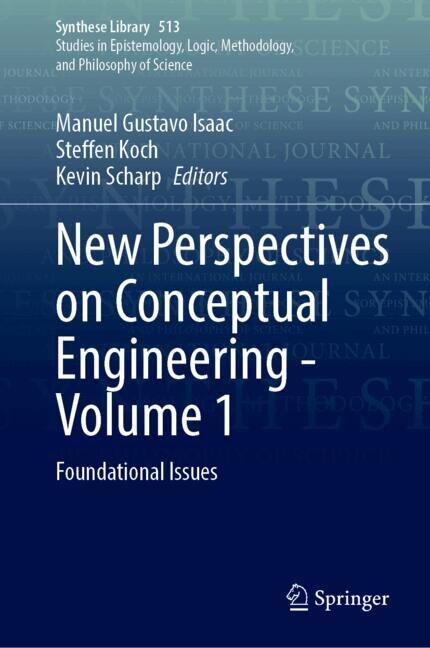 Couverture_New Perspectives on Conceptual Engineering - Volume 1