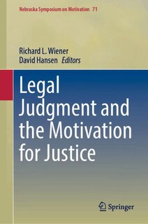 Front cover_Legal Judgment and the Motivation for Justice