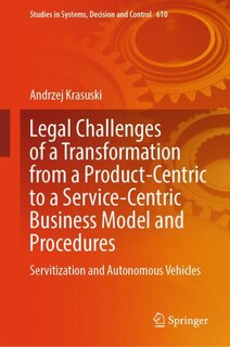 Couverture_Legal Challenges of a Transformation from a product-centric to a service-centric Business Model and Procedures