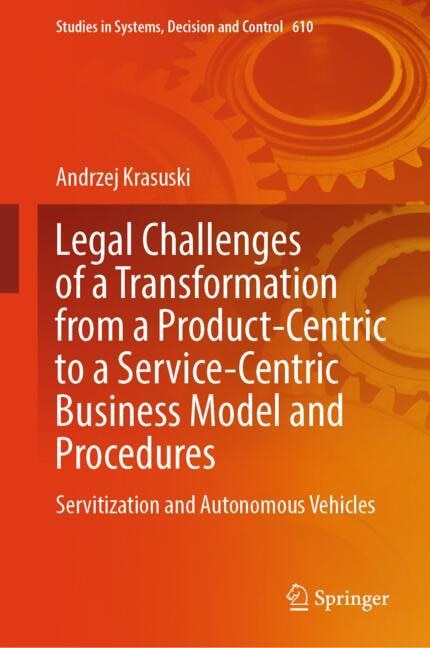 Couverture_Legal Challenges of a Transformation from a product-centric to a service-centric Business Model and Procedures