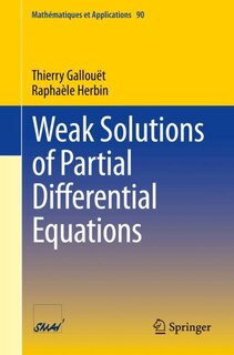 Couverture_Weak Solutions of Partial Differential Equations