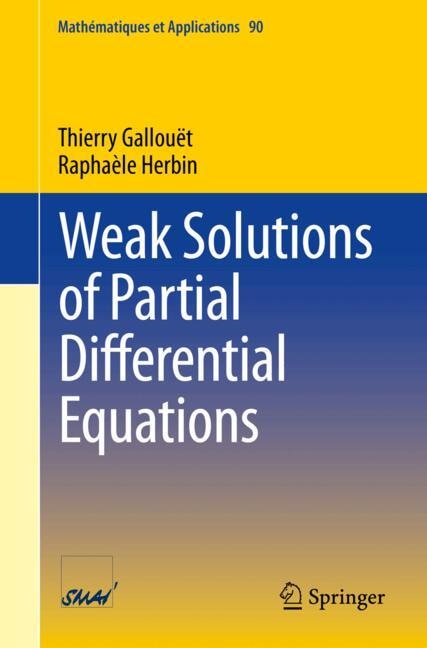 Couverture_Weak Solutions of Partial Differential Equations