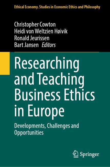 Couverture_Researching and Teaching Business Ethics in Europe