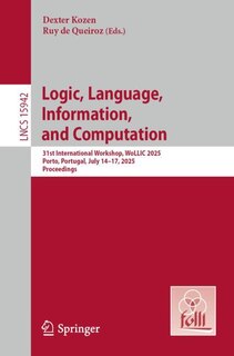 Front cover_Logic, Language, Information, and Computation