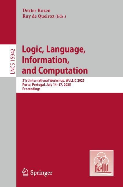 Front cover_Logic, Language, Information, and Computation
