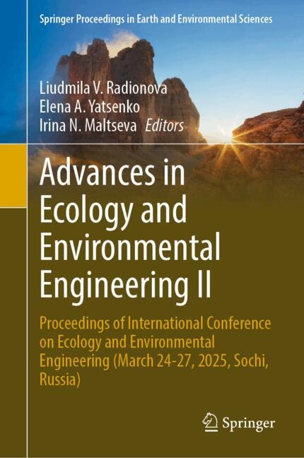 Couverture_Advances in Ecology and Environmental Engineering II