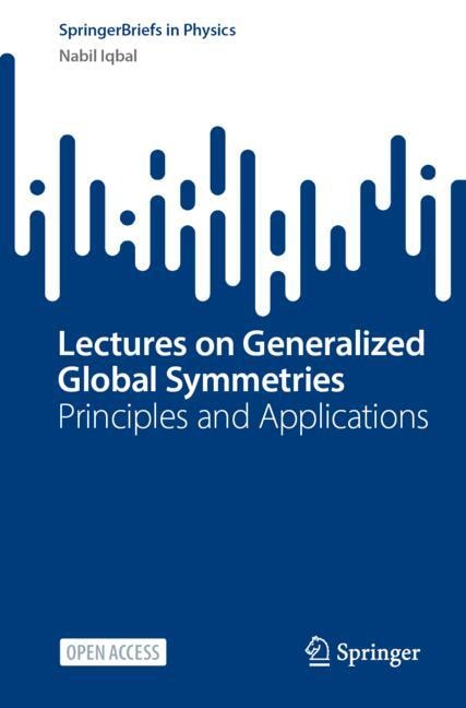 Couverture_Lectures on Generalized Global Symmetries