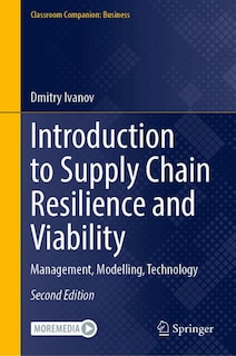 Front cover_Introduction to Supply Chain Resilience and Viability