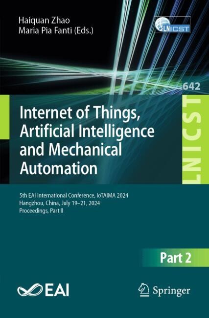 Couverture_Internet of Things, Artificial Intelligence and Mechanical Automation