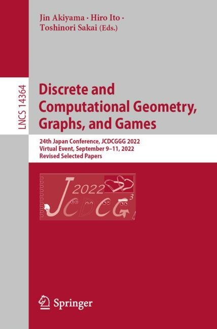 Couverture_Discrete and Computational Geometry, Graphs, and Games