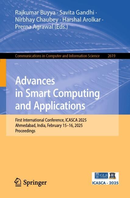 Front cover_Advances in Smart Computing and Applications