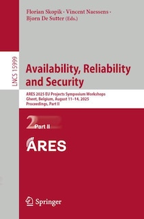Couverture_Availability, Reliability and Security